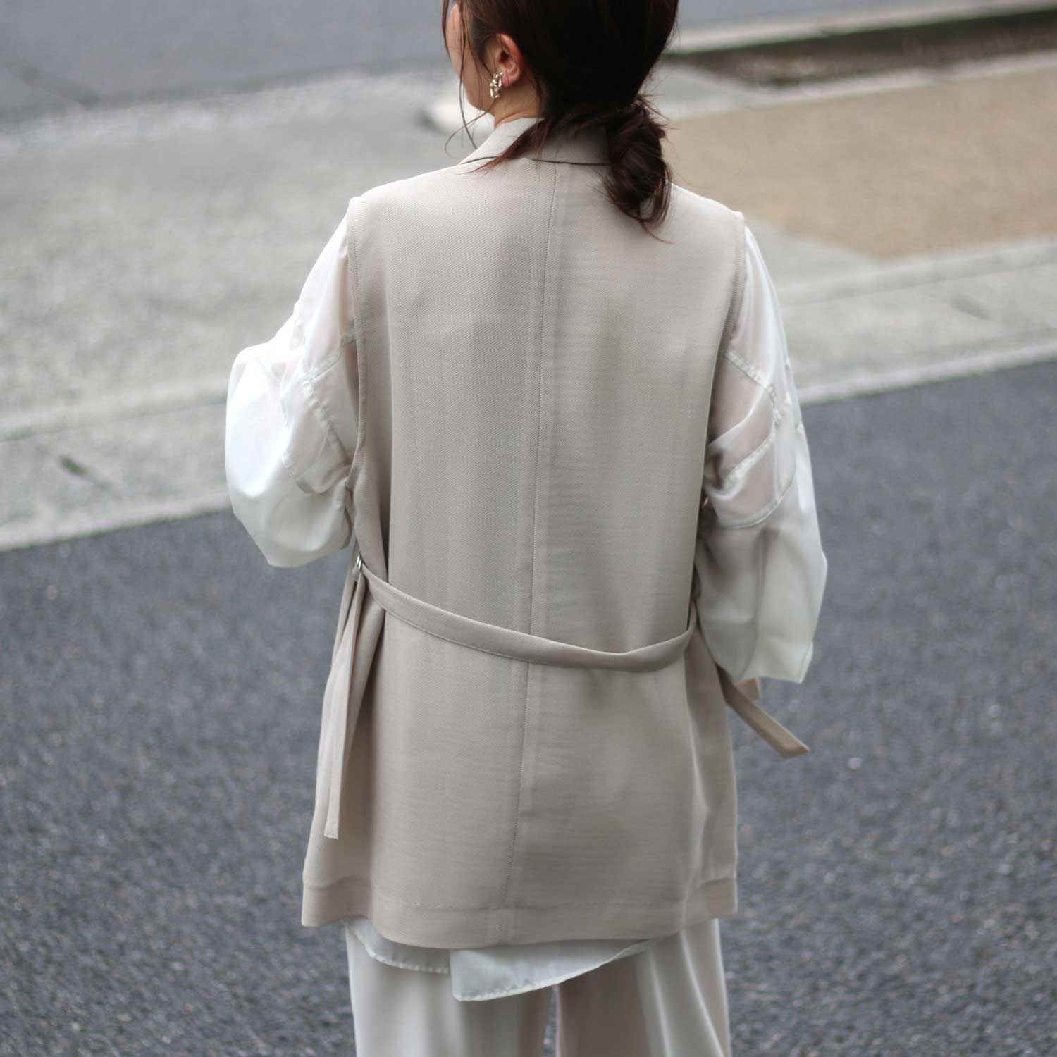 Dignite Collier/ディニテコリエ メッシュジレ IN-80267202 シアー