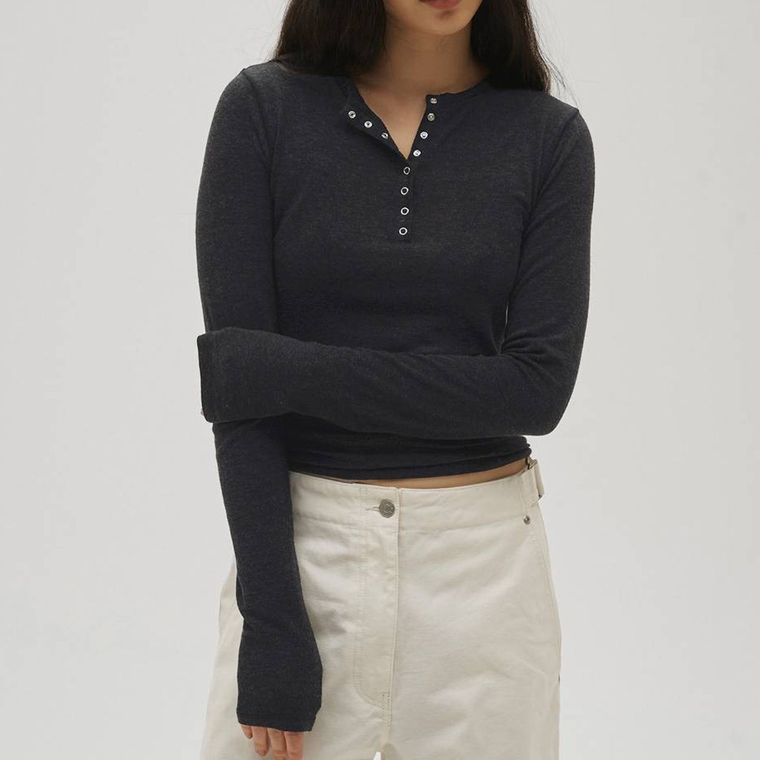 TODAYFUL /トゥデイフル Henleyneck Soft Tops 12610608 26春夏