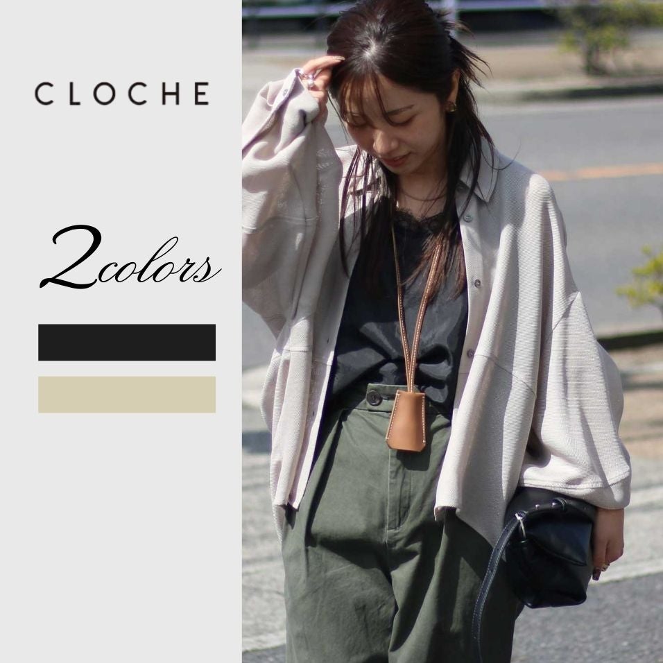 CLOCHE/クロシェ メッシュシアーシャツ 612-85588/632-85588/642-85588