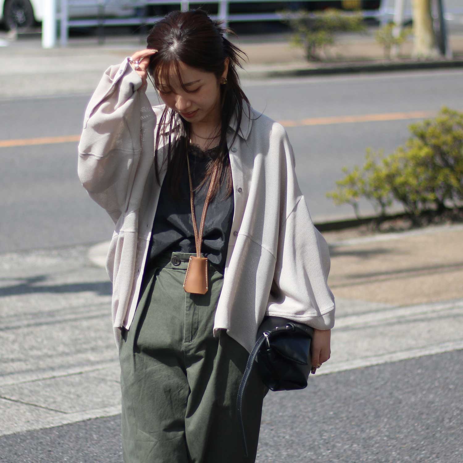 CLOCHE/クロシェ メッシュシアーシャツ 612-85588/632-85588/642-85588