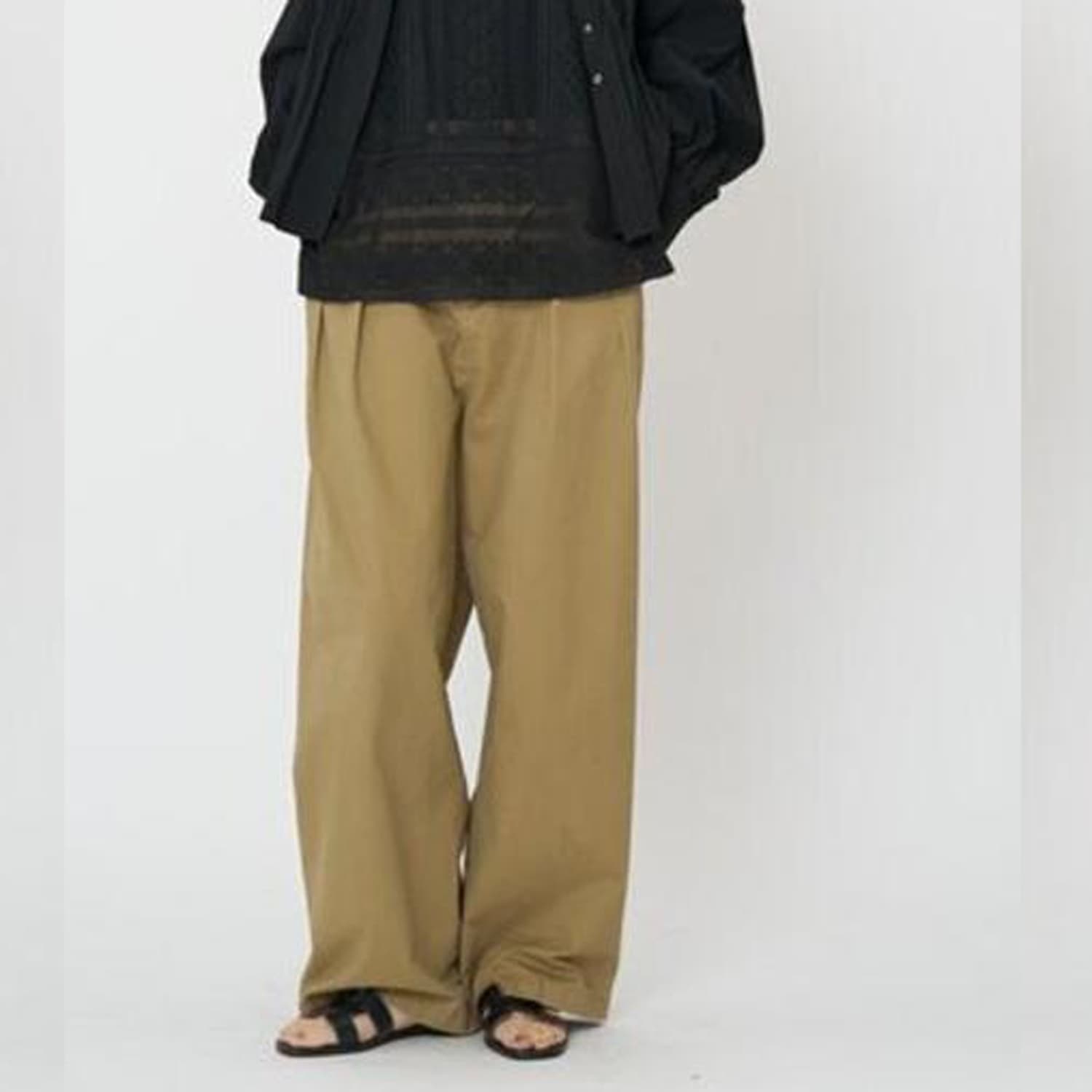 CHIGNON/シニヨン ウォッシュドチノタックパンツ 3261-045BT チノパン