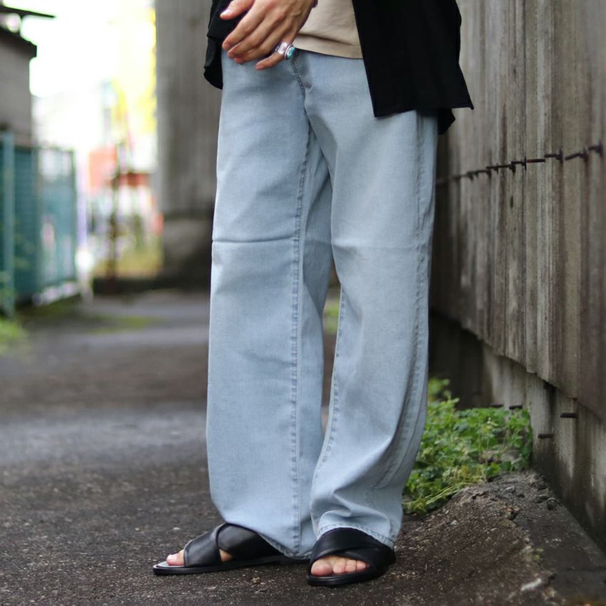 YANUK/ヤヌーク Roomy 57261041 AIC ストレートデニム ワイドデニム 