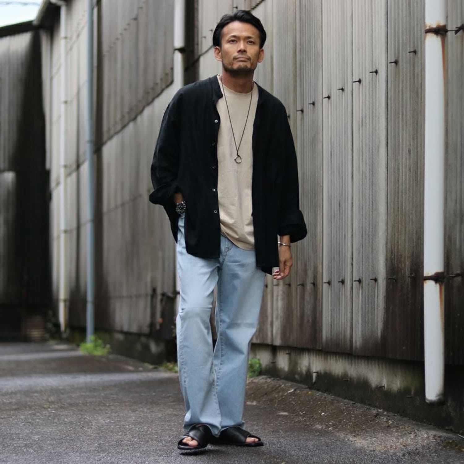 YANUK/ヤヌーク Roomy 57261041 AIC ストレートデニム ワイドデニム