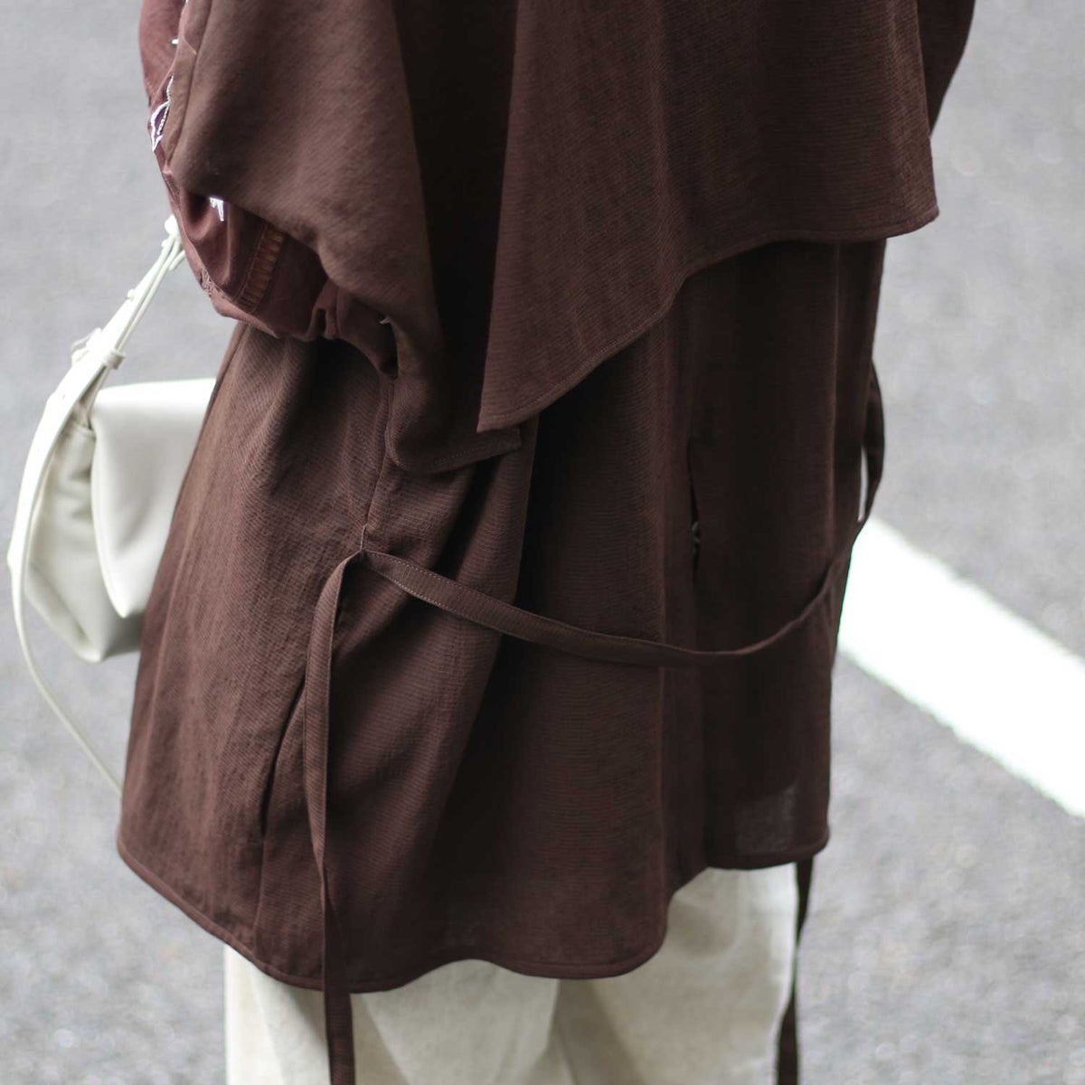 Dignite Collier/ディニテコリエ ノーカラーガーゼジャケット TK 