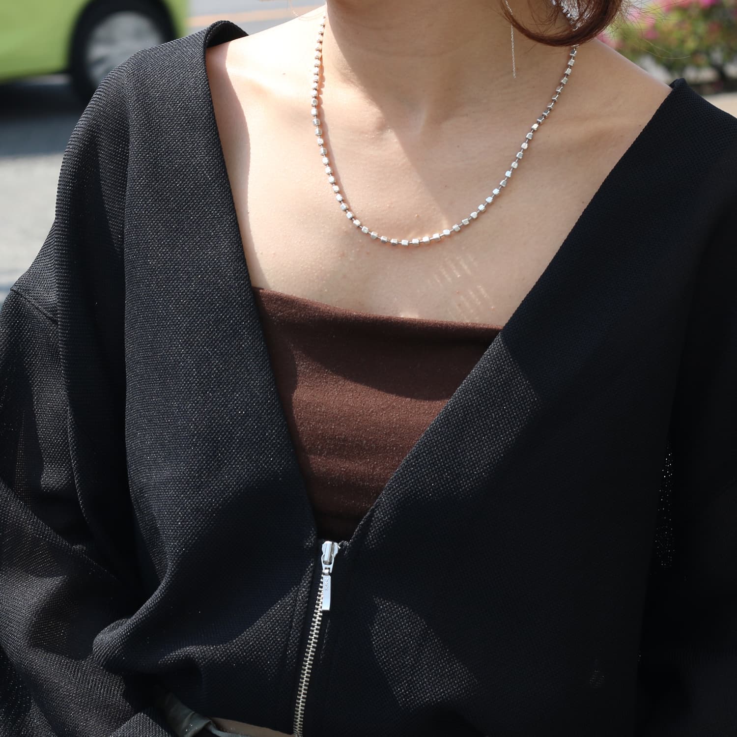 Dignite Collier/デニテコリエ メッシュブルゾン OA-80268213 ショート
