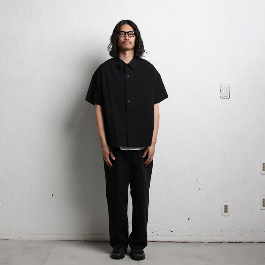 EDIT CLOTHING/エディットクロージング レリーフコットンシャツ ED-407