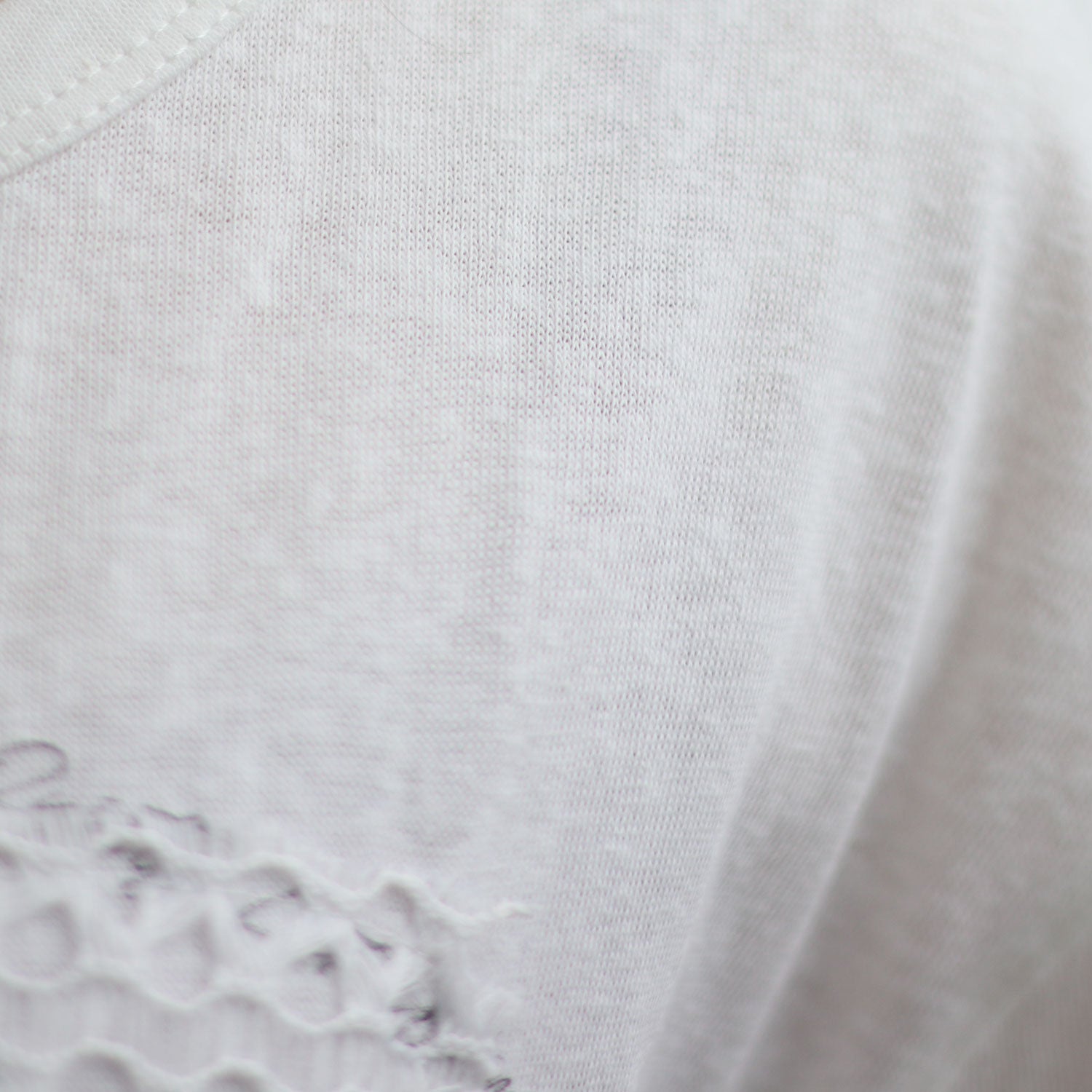 YENN /イエン レースレイヤードロゴT Y262-81057 LACE FRAME LOGO TEE