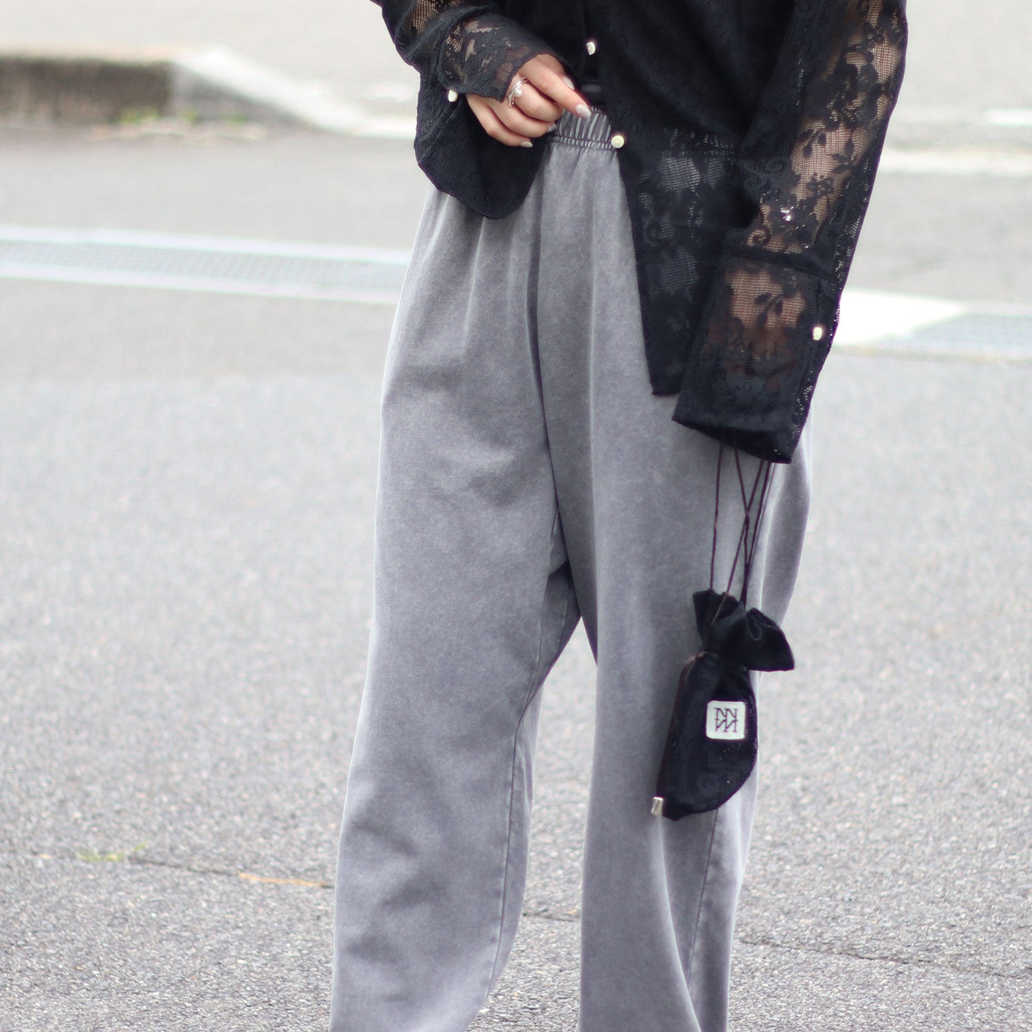YENN /イエン オーバーダイスウェットパンツ Y262-31066 ACID DYE