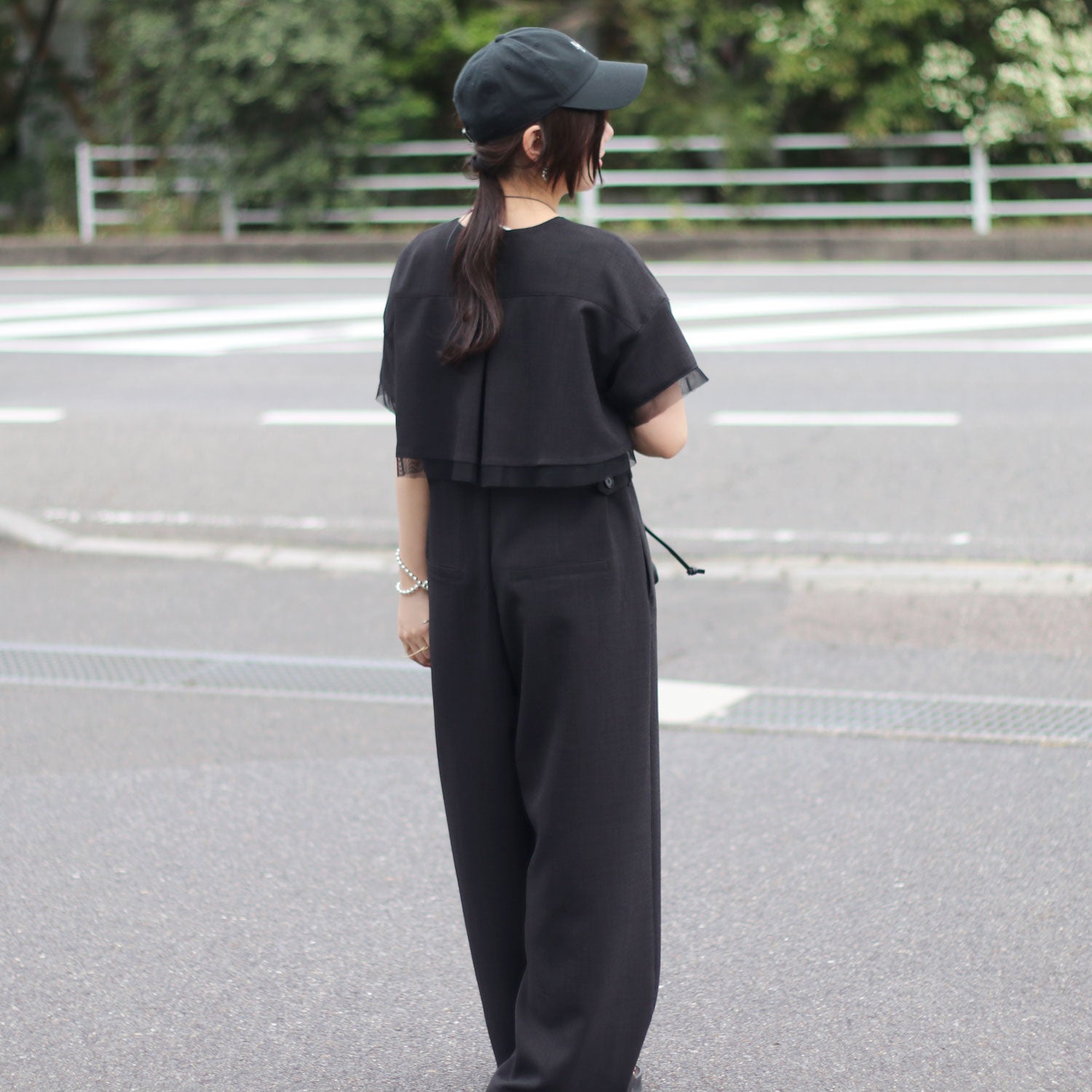trois/トロワ Reflaxキャンバス バックフラップオールインワン T261