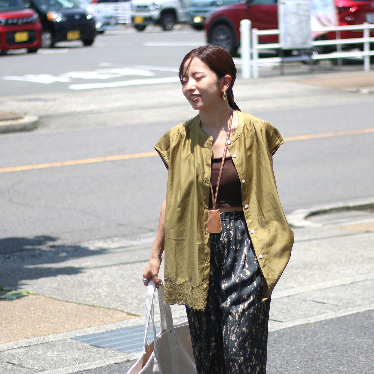 CHIGNON/シニヨン レースシアーフレンチブラウス 1563-685NH 大人
