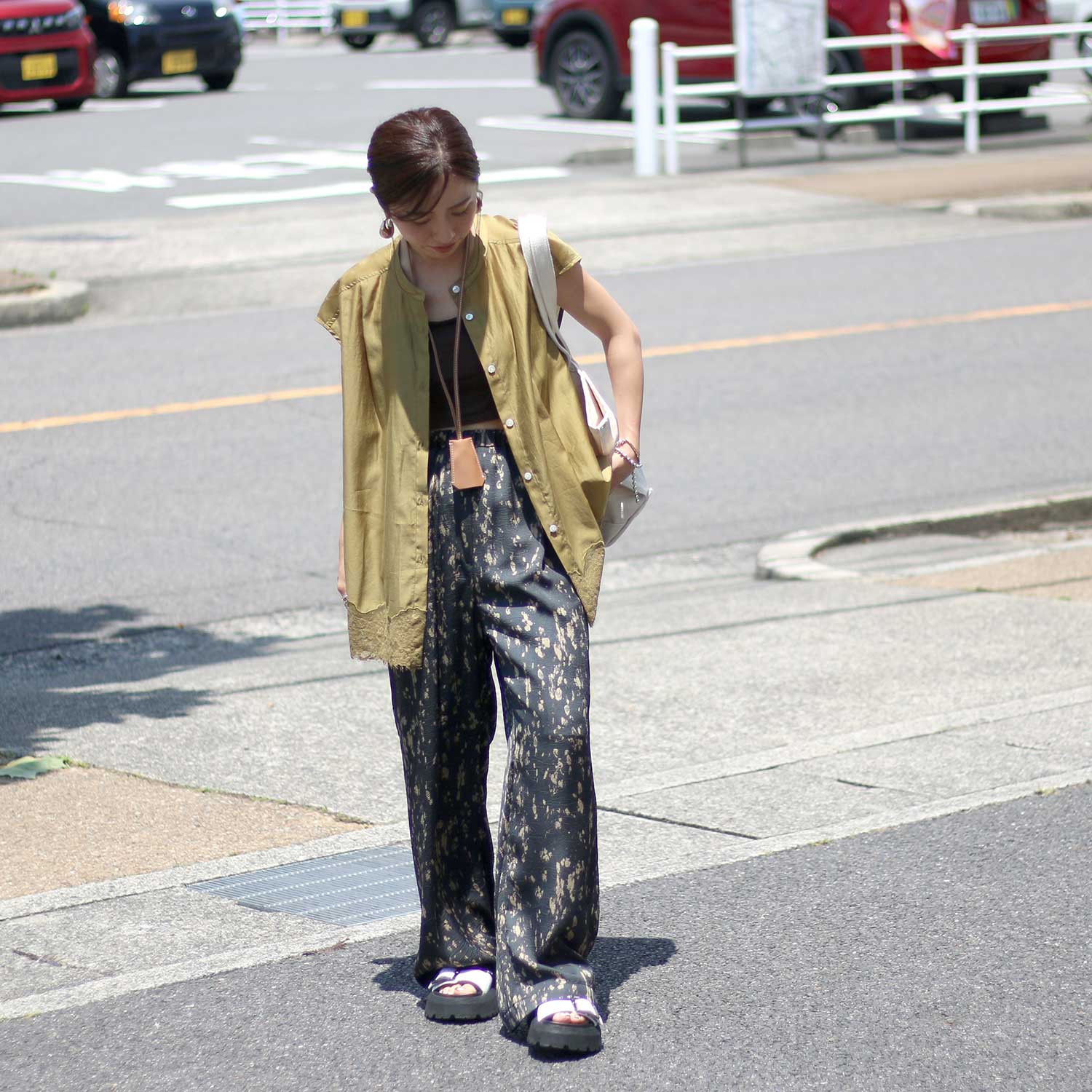 CHIGNON/シニヨン レースシアーフレンチブラウス 1563-685NH 大人