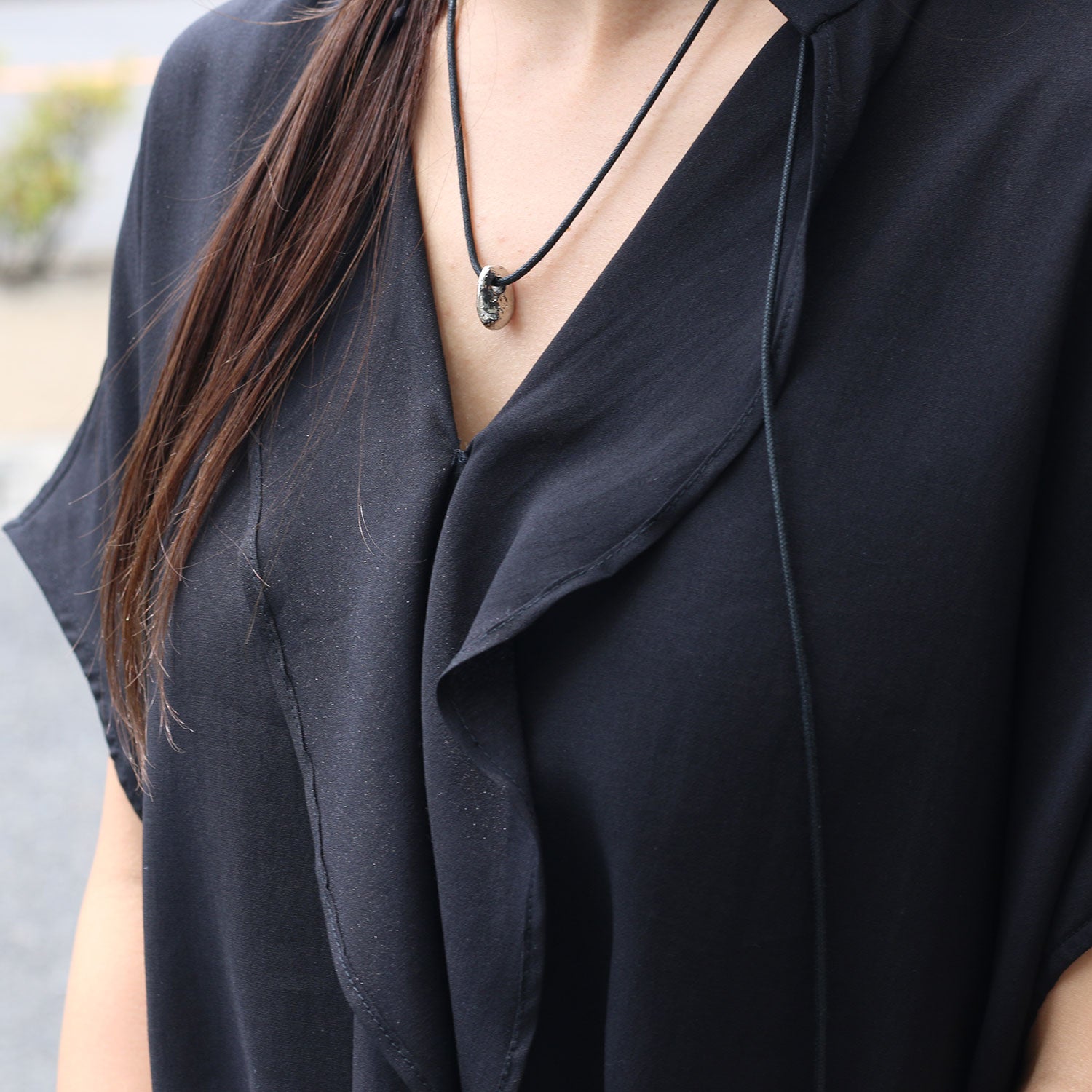 CHIGNON/シニヨン フロントカーブヘムシャツPO 1263-631MK シフォン