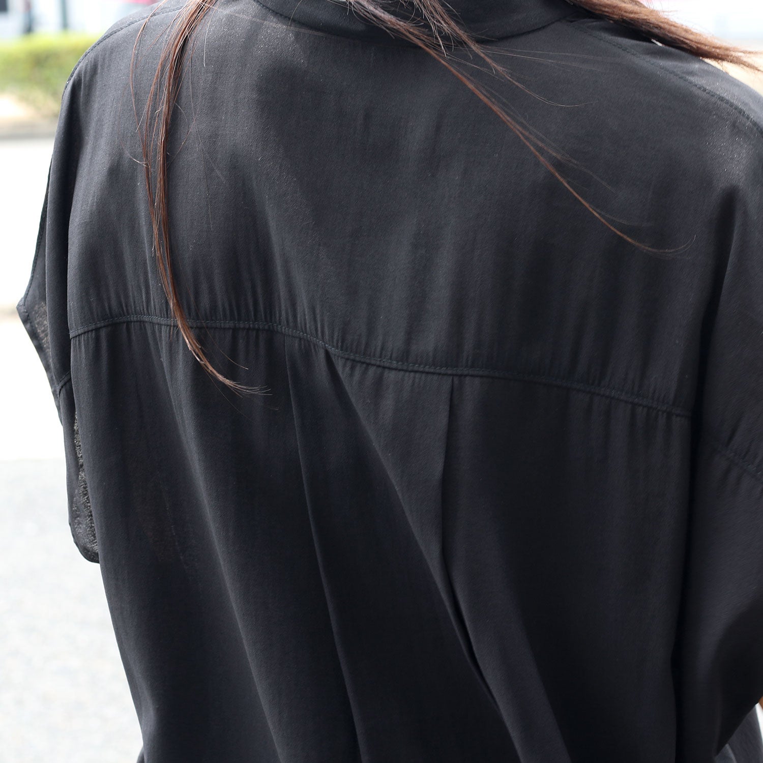 CHIGNON/シニヨン フロントカーブヘムシャツPO 1263-631MK シフォン