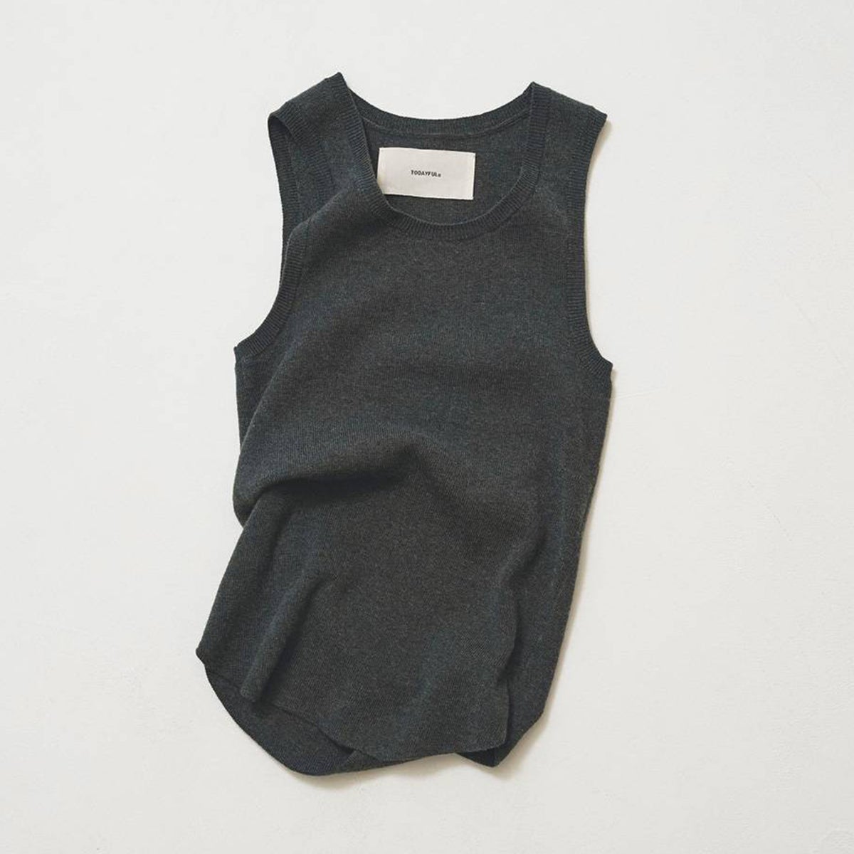 TODAYFUL/トゥデイフル Roundhem Knit Tanktop 12610533 ラウンドヘム 