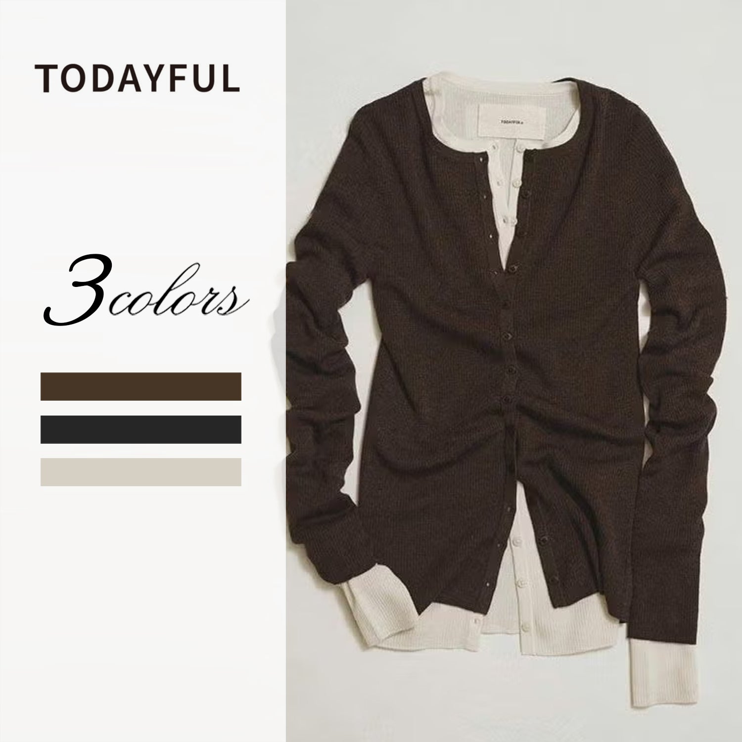 TODAYFUL/トゥデイフル Silkwool Knit Cardigan 12620501 シルクウール