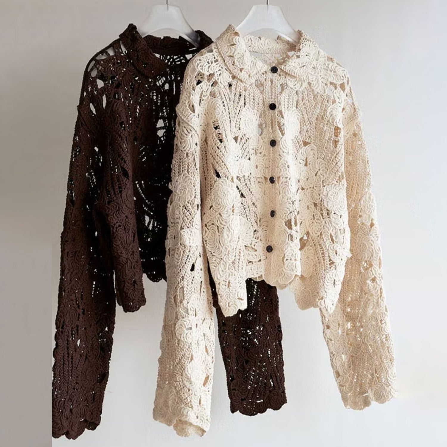 anuke/アンヌーク Embroidery Over Shirts 62620402 エンブロイダリー