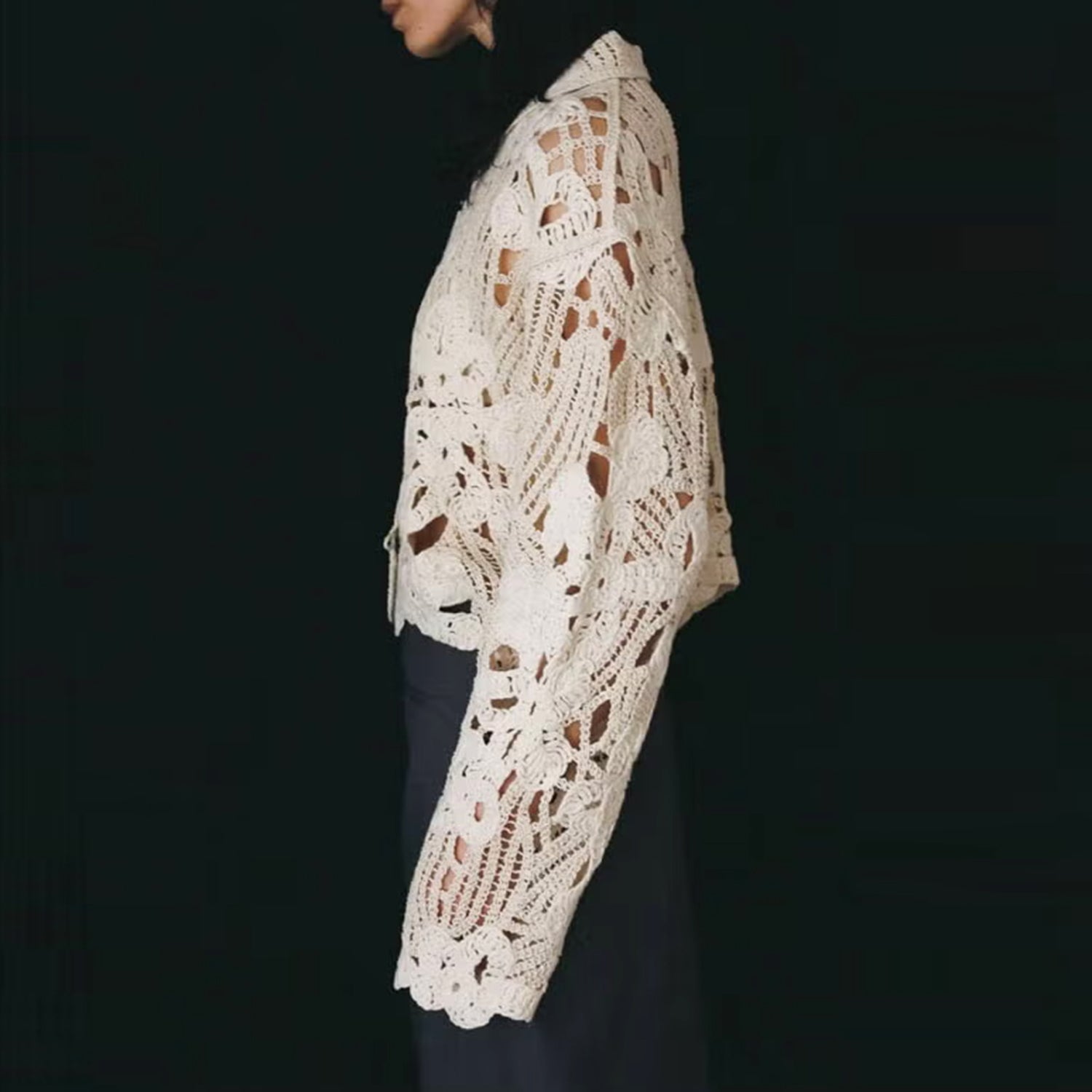anuke/アンヌーク Embroidery Over Shirts 62620402 エンブロイダリー