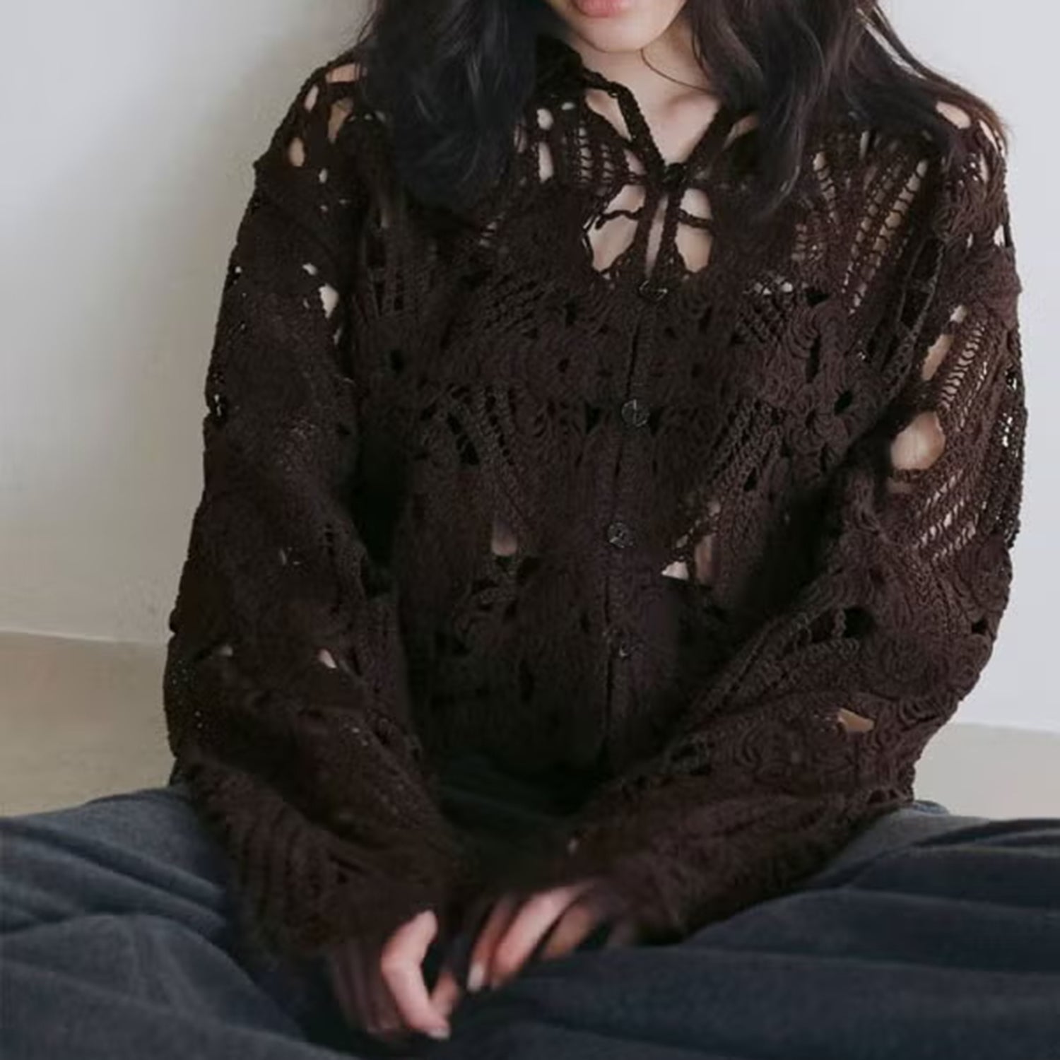 anuke/アンヌーク Embroidery Over Shirts 62620402 エンブロイダリー