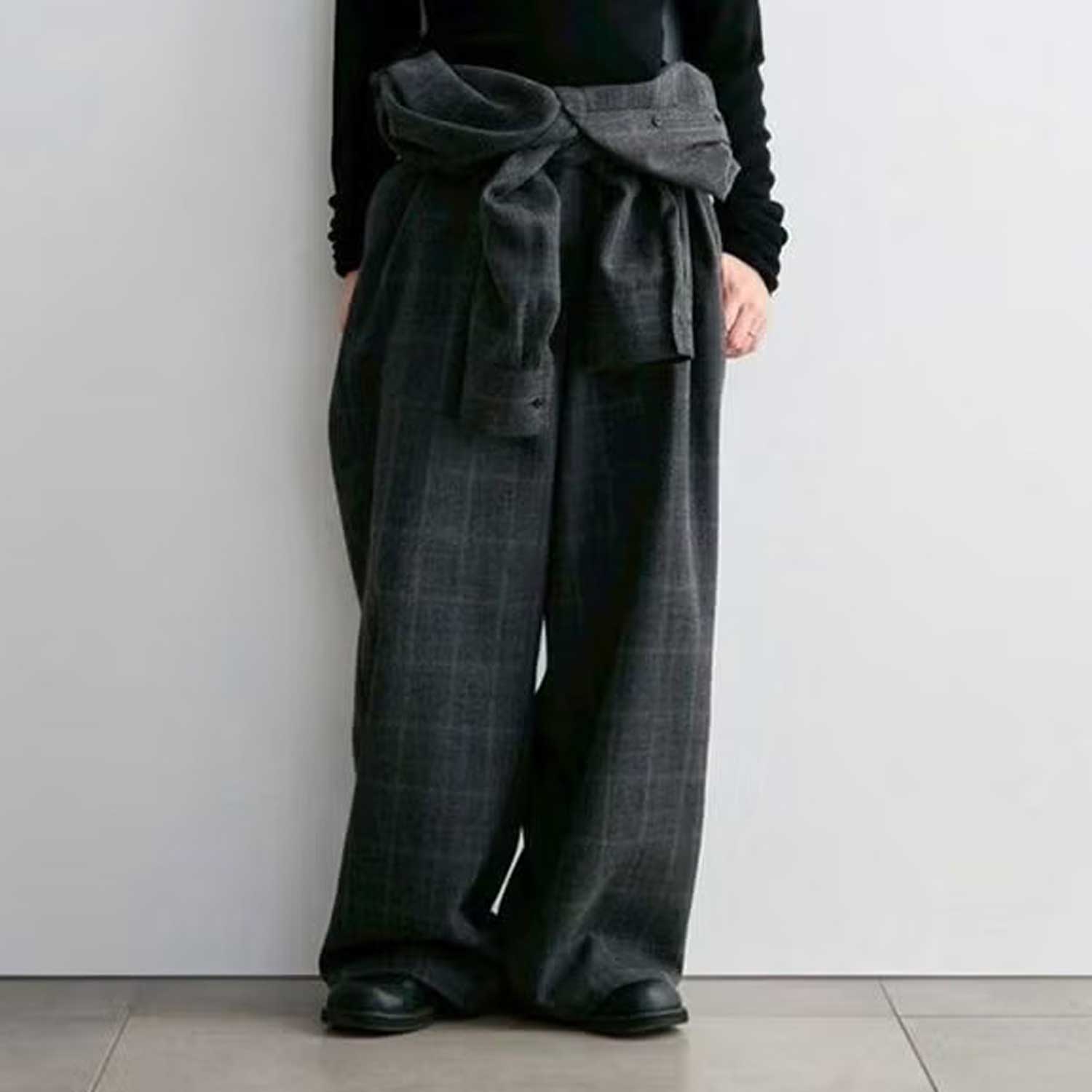 anuke/アンヌーク Check Shirts Combinaison 62620309 チェックシャツ