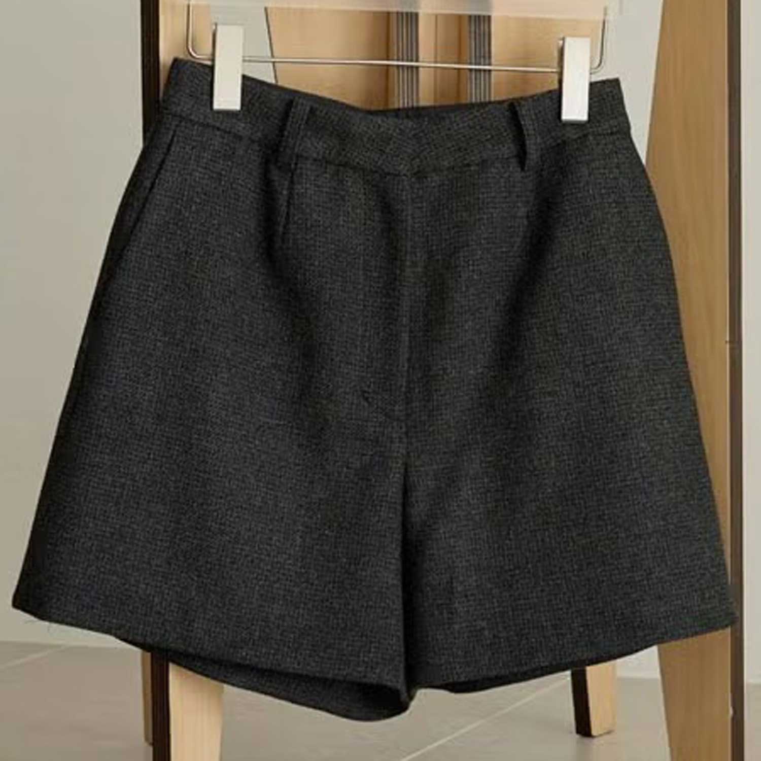 anuke/アンヌーク Heringbone Short Pants 62620718 ヘリンボーン