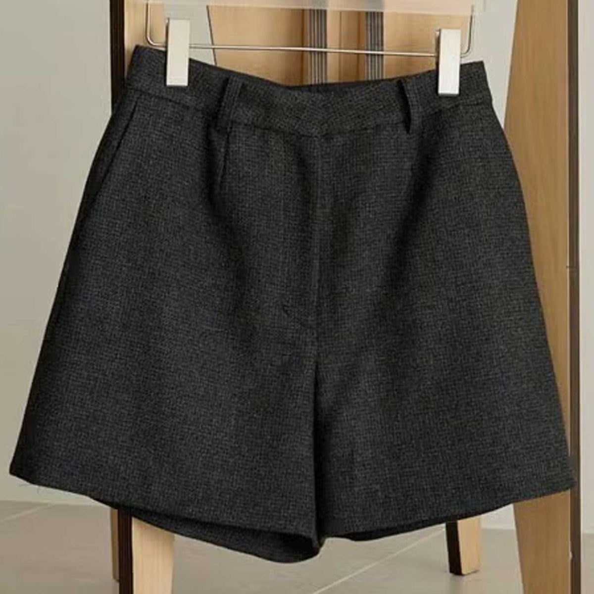 anuke/アンヌーク Heringbone Short Pants 62620718 ヘリンボーン 