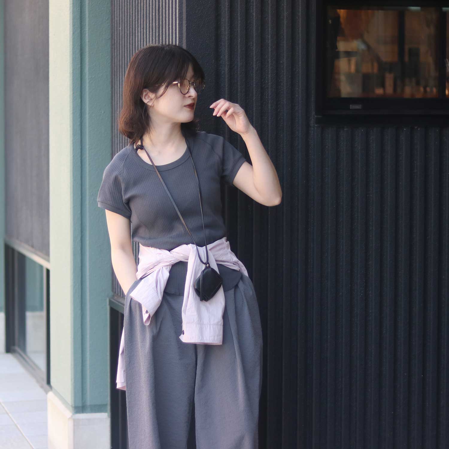 anuke/アンヌーク Vintage Rib Tops 626210608 ヴィンテージリブ