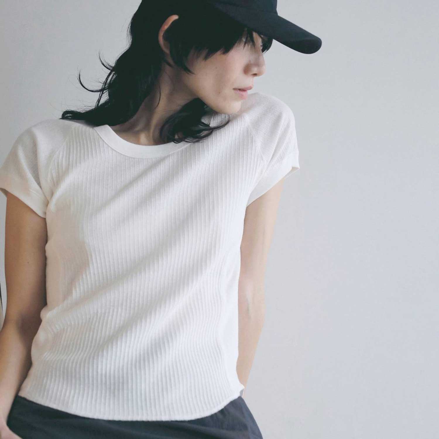 anuke/アンヌーク Vintage Rib Tops 626210608 ヴィンテージリブ