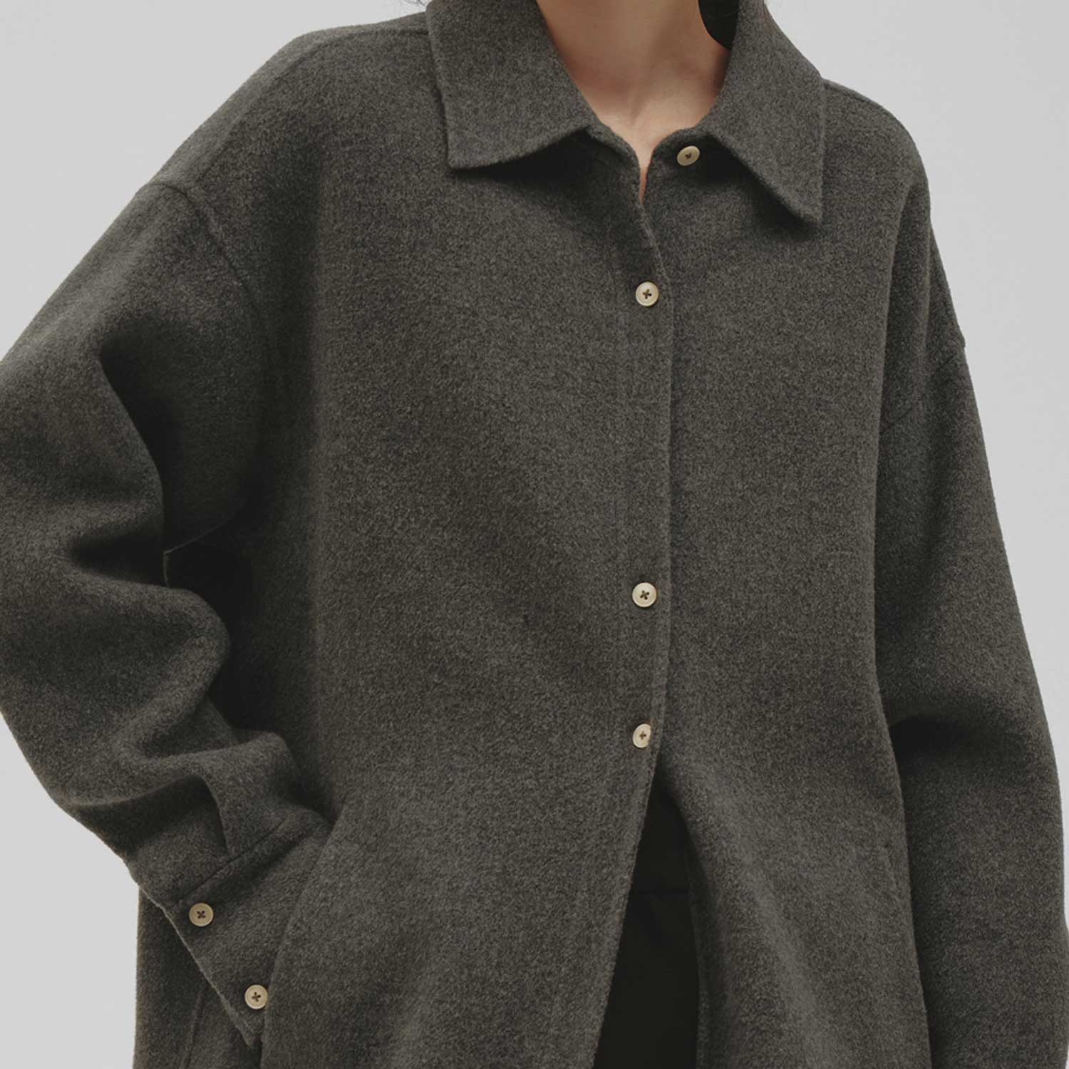 TODAYFULウールシャツジャケット　スカイブルー36サイズ 予約】TODAYFUL/トゥデイフル Wool Shirts Jacket 12620406 ウール