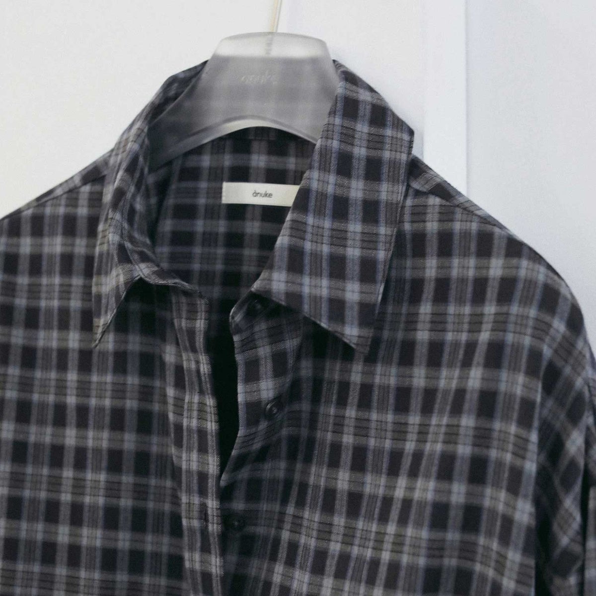 予約】anuke/アンヌーク Check Over Shirts 62620418 チェックオーバー 