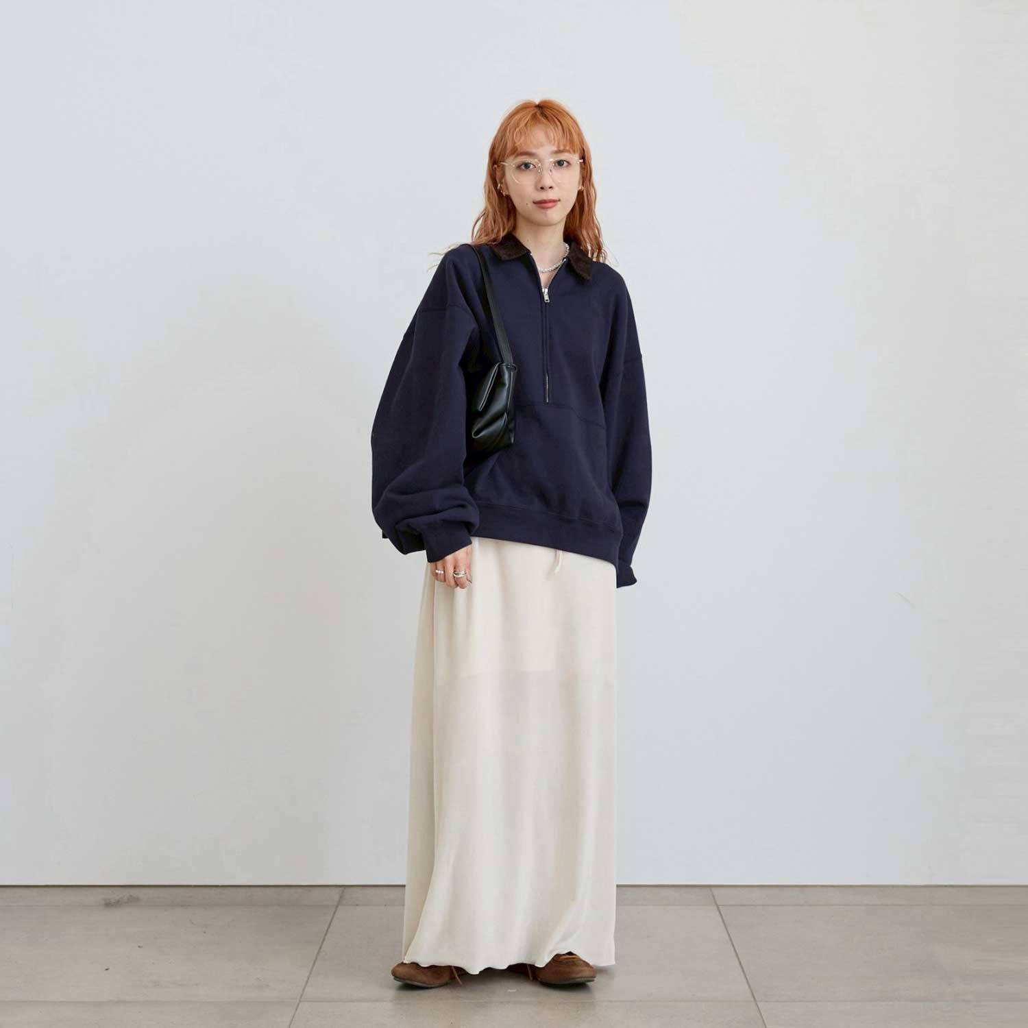 予約】anuke/アンヌーク Halfzip Shirts Tops 62710601 ハーフジップ