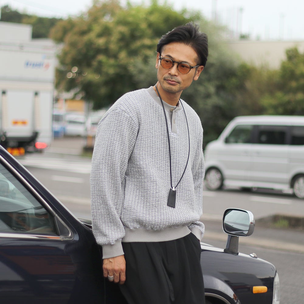 SEAGREEN/シーグリーン ウールオニワッフルプルオーバー