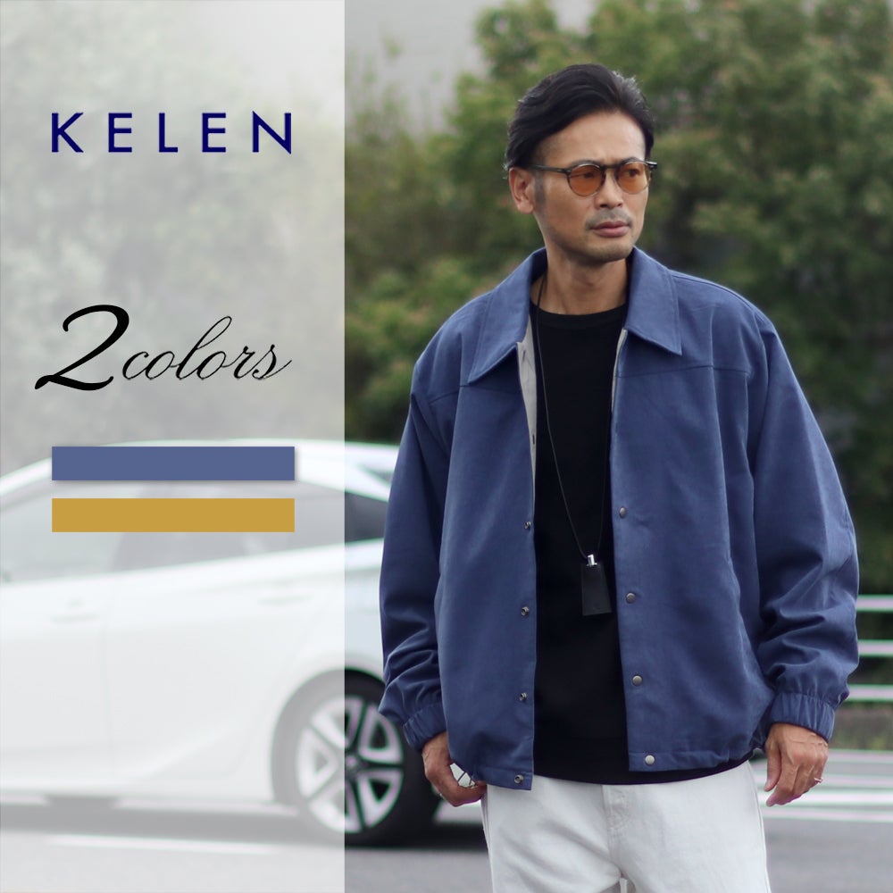 SEVENTEEN 2022 ケレン　コーチジャケット kelen/ケレン ヴィーガンスウェードコーチジャケット KLM26FJK1127