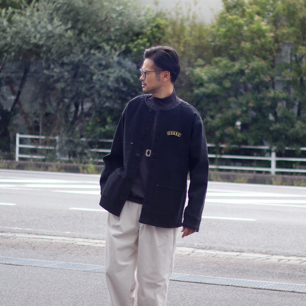 ROARK/ロアーク ノーカラーデニムジャケット RJJ1255 Denim Engineer