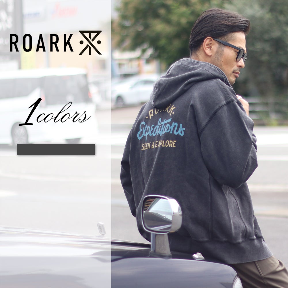 ROARK/ロアーク ウォッシュ加工 ジップアップパーカー RSWJ1250 