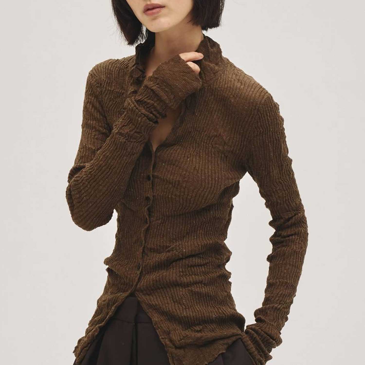 予約】TODAYFUL/トゥデイフル Nep Skipper Knit 12710511 CHO チョコ