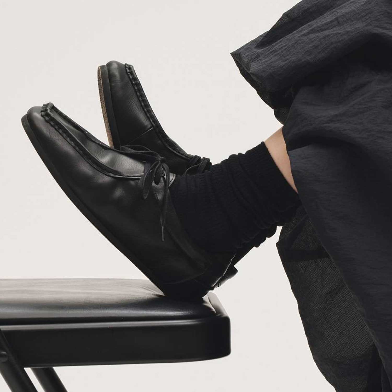 予約】TODAYFUL/トゥデイフル Leather Moccasin Shoes 12711002 BLK