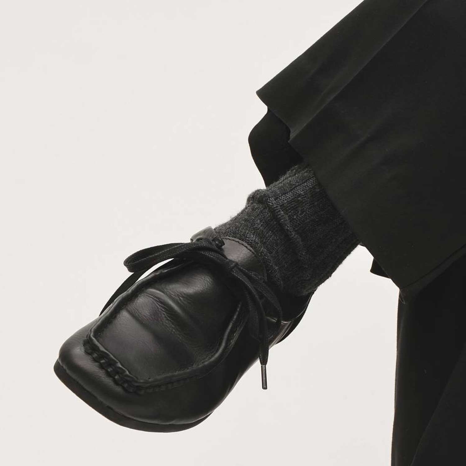 予約】TODAYFUL/トゥデイフル Leather Moccasin Shoes 12711002 BLK